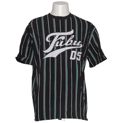 Baseballtröja (Svart, Vit, Turkos) från Fubu Bomull, Polyester