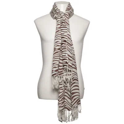 Shawl (Brown, White) from Pashmina Cashmere