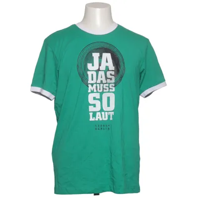 T-shirt (Green, White) from Look 54 Cotton