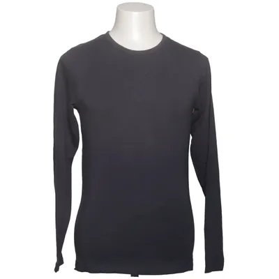 T-shirt à manches longues (Noir) de Jack & Jones Coton, Élasthane