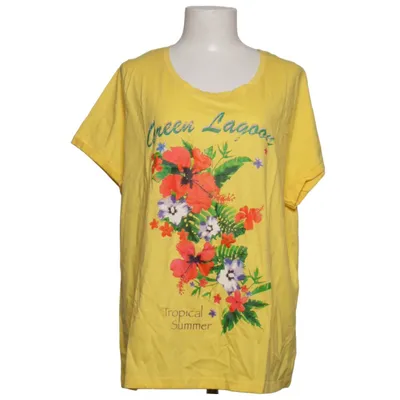 T-shirt (Gul, Flerfarvet) fra BPC Bonprix Collection Bomuld