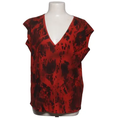 Top (Red, Black) from Leetha Cashmere, Silk