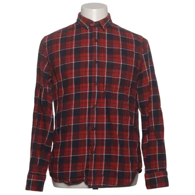 Chemise en flanelle (Rouge, Bleu) de Forever 21 Men Coton