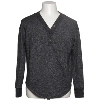 Henley shirt (Gray) from Gap Cotton, Elastane, Polyester, Viscose