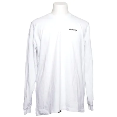 Long sleeve T-shirt (White) from Patagonia Recycled cotton, Recycled polyester
