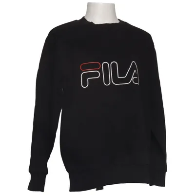 Sweatshirt (Black) from Fila Cotton, Polyester