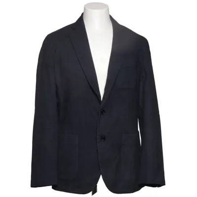 Kavaj (Blå) från René Lezard Bomull, Elastan, Silke