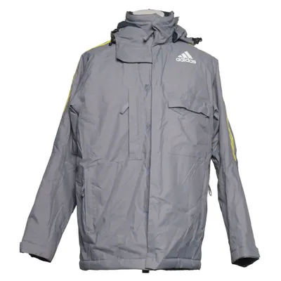 Outdoorjakke (Grå, Gul) fra Adidas Nylon, Polyester