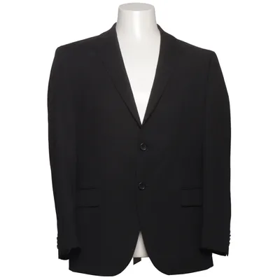 Blazer (Black) from Lanf. Castellani Elastane, Polyester, Wool