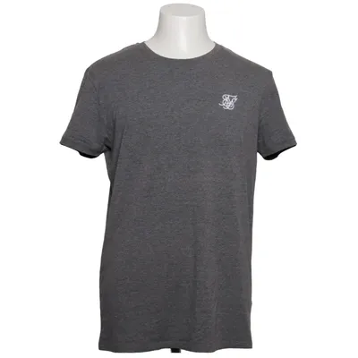 T-shirt (Grå) fra SikSilk Bomuld, Elastan, Polyester