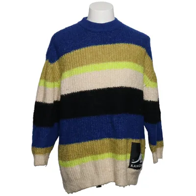 Sweater (Blue, Multicolored) from Kangol x H&M Acrylic, Elastane, Polyester, Wool