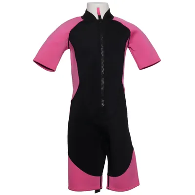 Combinaison de plongée (Rose, Noir) de Crane Kids Élasthane, Polyamide