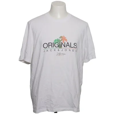 T-shirt (White) from Jack & Jones Originals Cotton, Polyester