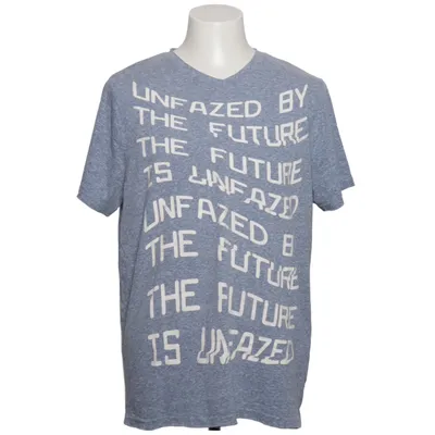 T-shirt (Blå) från Jean Pascale Bomull, Polyester, Viskos