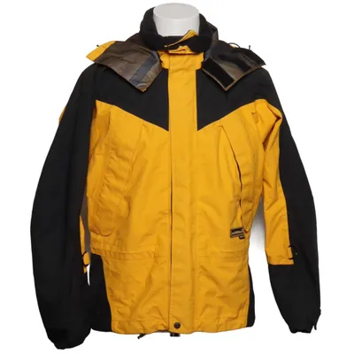 Outdoor jacket (Yellow, Black) from Jack Wolfskin Polyamide
