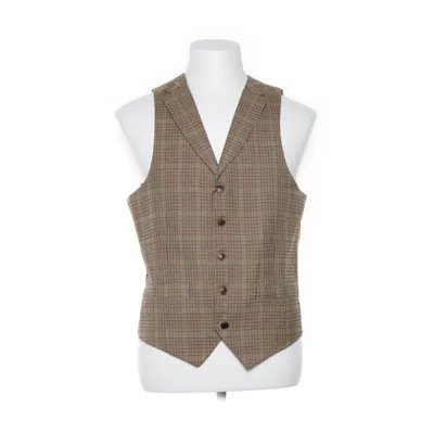 Suit vest (Brown, Multicolored) from Gianni Feraud Polyester, Viscose, Wool