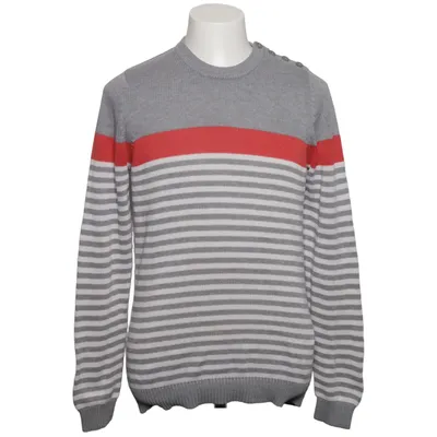 Sweater (Gray, Red, White) from Celio Acrylic, Cotton