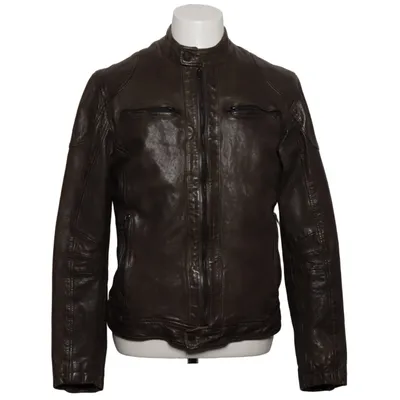 Leather jacket (Vintage Leather) from Be Edgy Cotton, Leather, Polyester