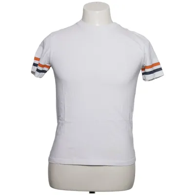 T-shirt (White, Blue, Orange) from Giordano Cotton