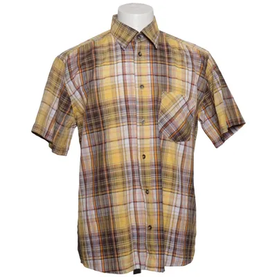 Short sleeve shirt (Yellow, Brown, White) from Nic Cotton, Elastane, Polyester
