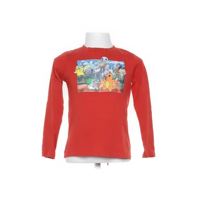 Långärmad t-shirt (Röd, Flerfärgad) från C&A Bomull