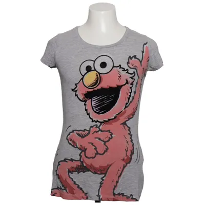 T-shirt (Grå, Flerfärgad) från Sesame Street Bomull, Polyester