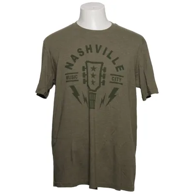 T-shirt (Grön) från District Bomull, Polyester, Viskos
