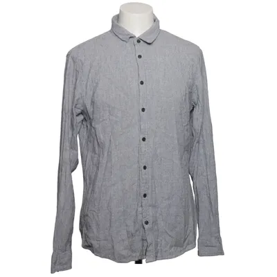 Chemise (Gris) de Blend Denim Coton