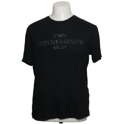 T-shirt (Zwart) van Emporio Armani Katoen