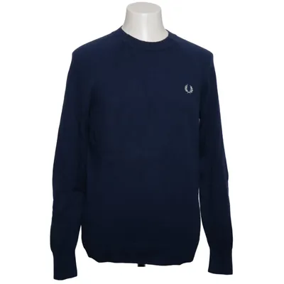 Sweater (Blue) from Fred Perry Cotton, Wool