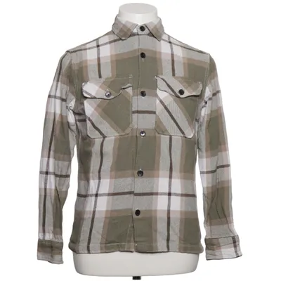 Flanellskjorta (Grön, Vit, Brun) från Premium by Jack & Jones Bomull