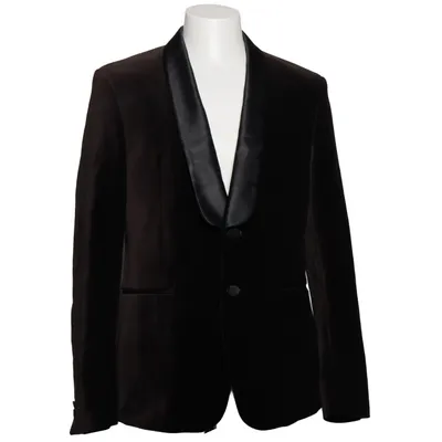 Smokingkavaj (Brun) från Zara Man Bomull, Polyester, Viskos