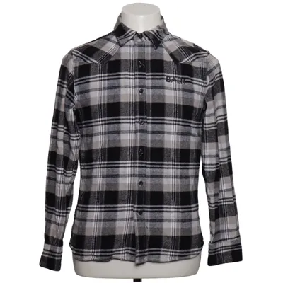 Flannel skjorte (Sort, Grå, Hvid) fra Balr. Bomuld