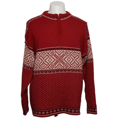 Lusekofte (Red, White, Black) from Blue Seven Acrylic, Wool