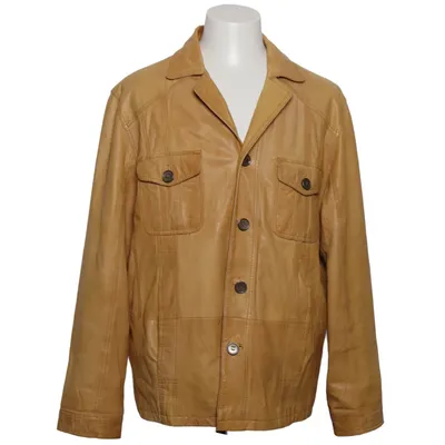 Leather blazer (Brown) from Tailor & Son Leather, Polyester