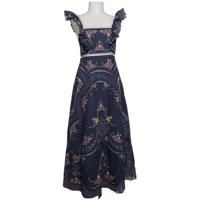 Långklänning (Blå, Flerfärgad) från Zimmermann Bomull, Linne, Polyester