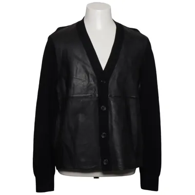 Cardigan (Sort) fra COS Læder, Lyocell, Uld
