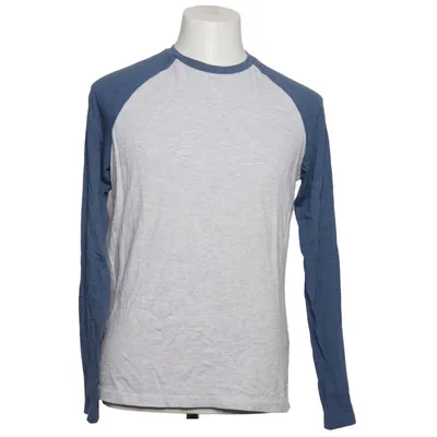 Baseball Hemd (Blau, Grau) von Brave Soul Baumwolle, Viskose