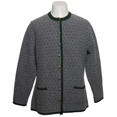 Cardigan (Gris, Vert) de Astrifa Laine de mouton