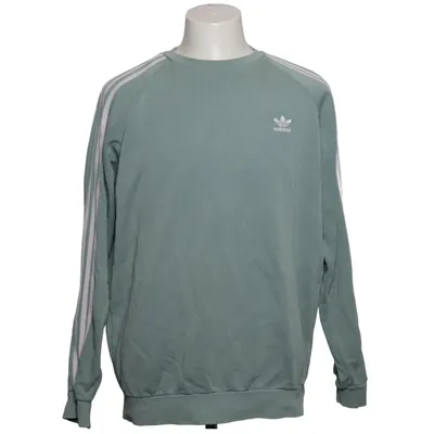 Collegetröja (Grön, Vit) från Adidas Originals Bomull, Elastan, Återvunnen polyester