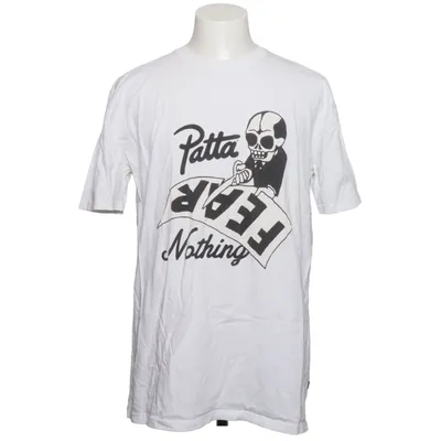 T-shirt (Wit, Zwart) van Patta Katoen