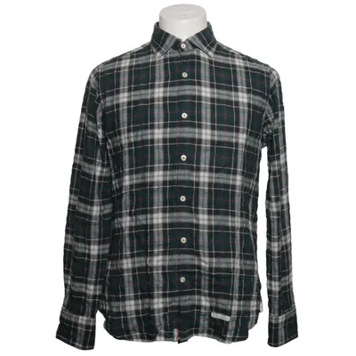 Flanellen overhemd (Japanese Story) van Tintoria Mattei Katoen, Polyester