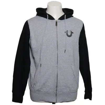Hættetrøje (Grå, Sort) fra True Religion Bomuld, Polyester