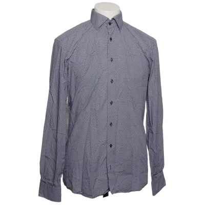 Shirt (Blue, White) from Eterna Cotton