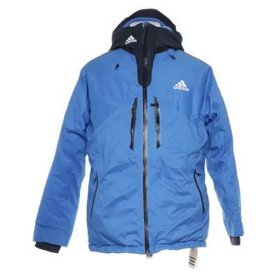 Skijakke (Blå, Sort) fra Adidas Polyester, Polyurethan