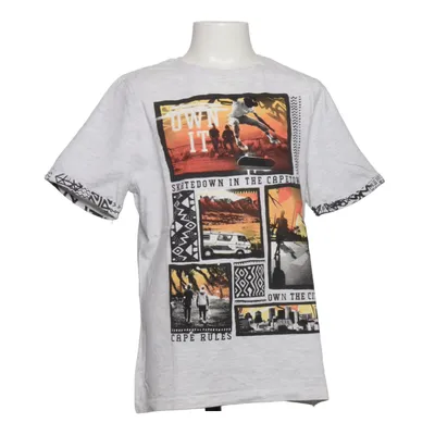 T-shirt (Gray, Multicolored) from Download Cotton, Viscose