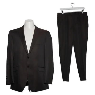 Suit (Gray) from Wilvorst Polyester, Viscose, Wool
