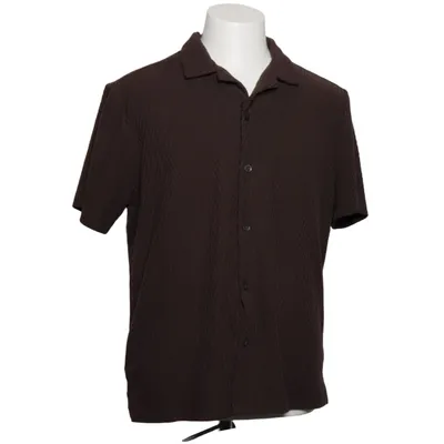 Short sleeve shirt (Brown) from Denim & Flower Cotton, Elastane, Polyester