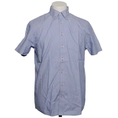 Short sleeve shirt (Blue, White) from Alvo Cotton
