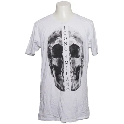 T-shirt (Blanc, Noir) de Icono Coton